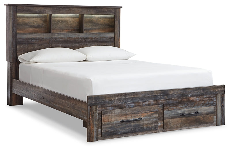 Drystan Bookcase Bed With 2 Storage Drawers
