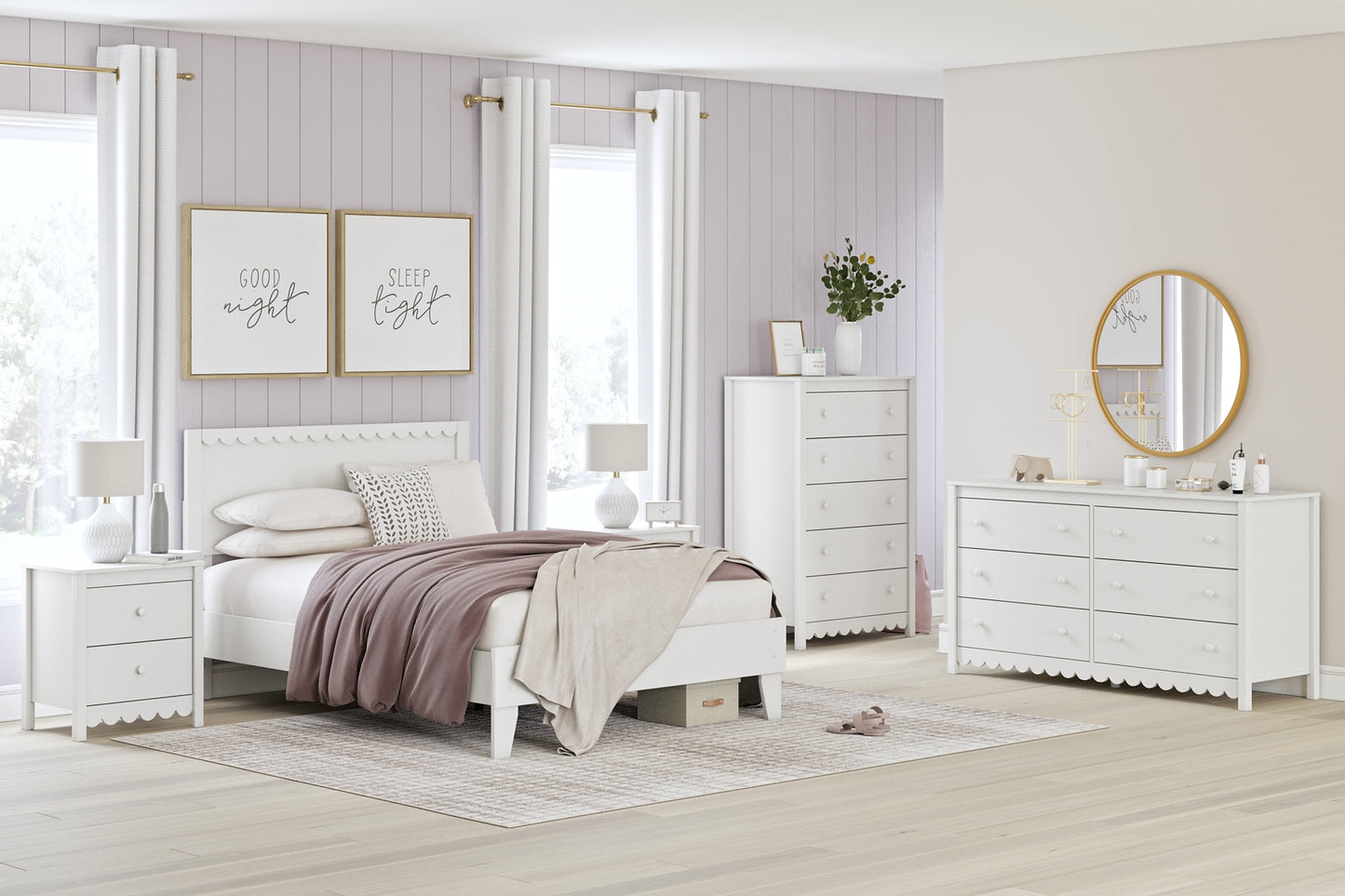Ashley Express - Hallityn Panel Platform Bed