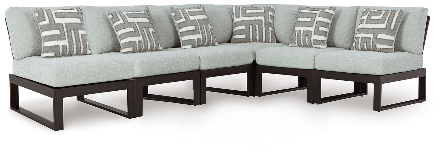 Ashley Express - Beachloft 6-Piece Outdoor Sectional