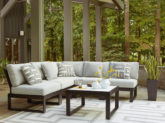 Ashley Express - Beachloft 5-Piece Outdoor Sectional