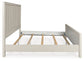 Shaybrock Queen Panel Bed with Mirrored Dresser and Chest