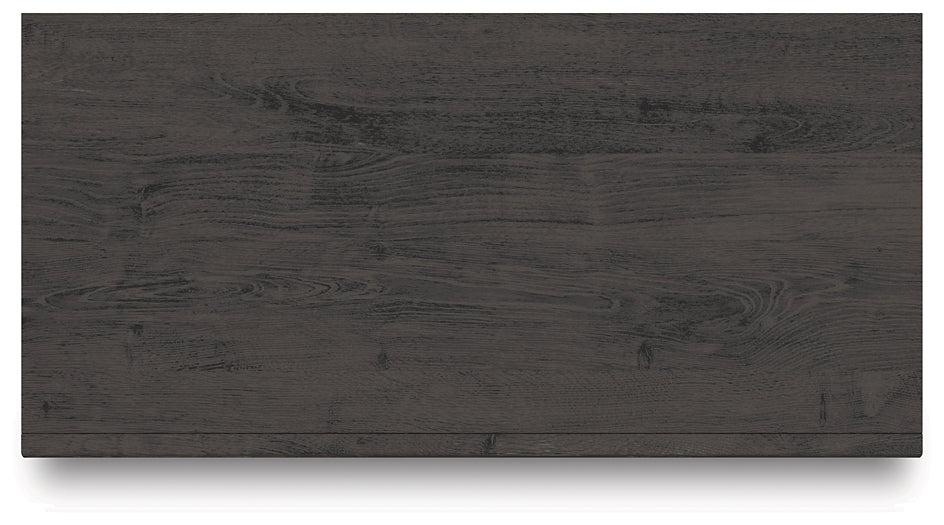 Fraluna King Panel Storage Bed with Mirrored Dresser and Chest