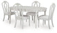Montelaine Dining Table and 4 Chairs