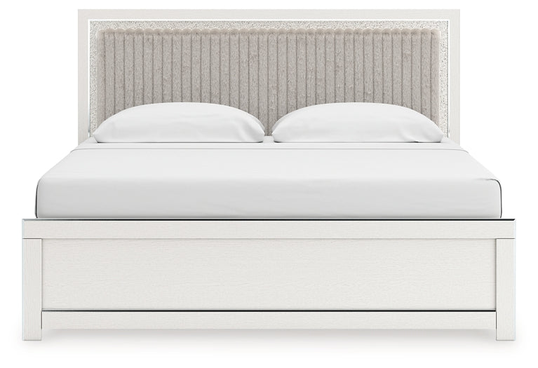 Zuraleus King Upholstered Panel Bed