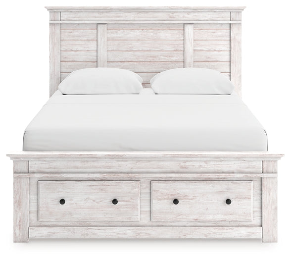 Makidern Queen Panel Storage Bed