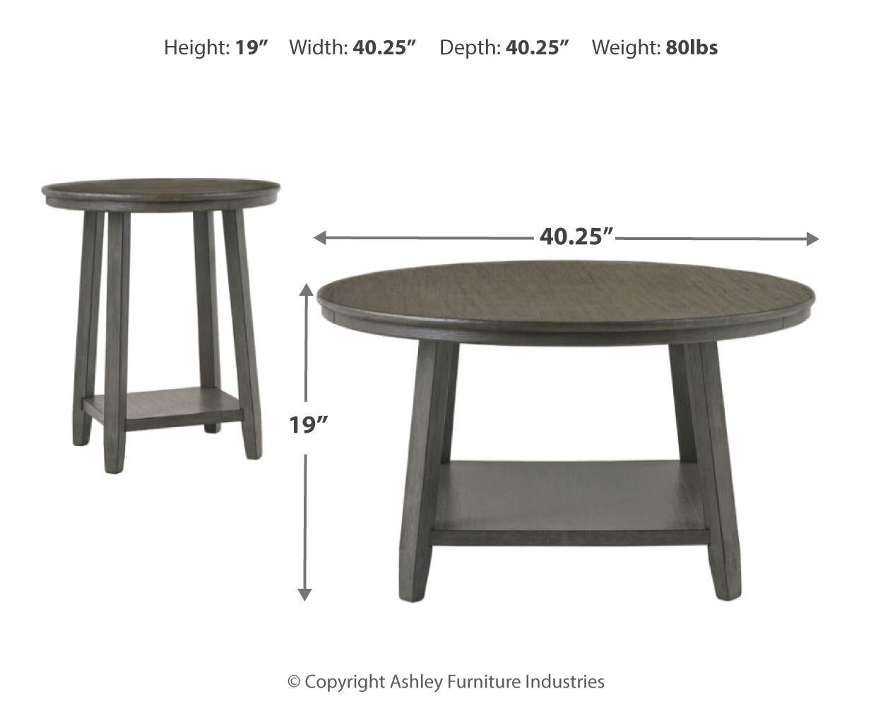Ashley Express - Caitbrook Occasional Table Set (3/CN)