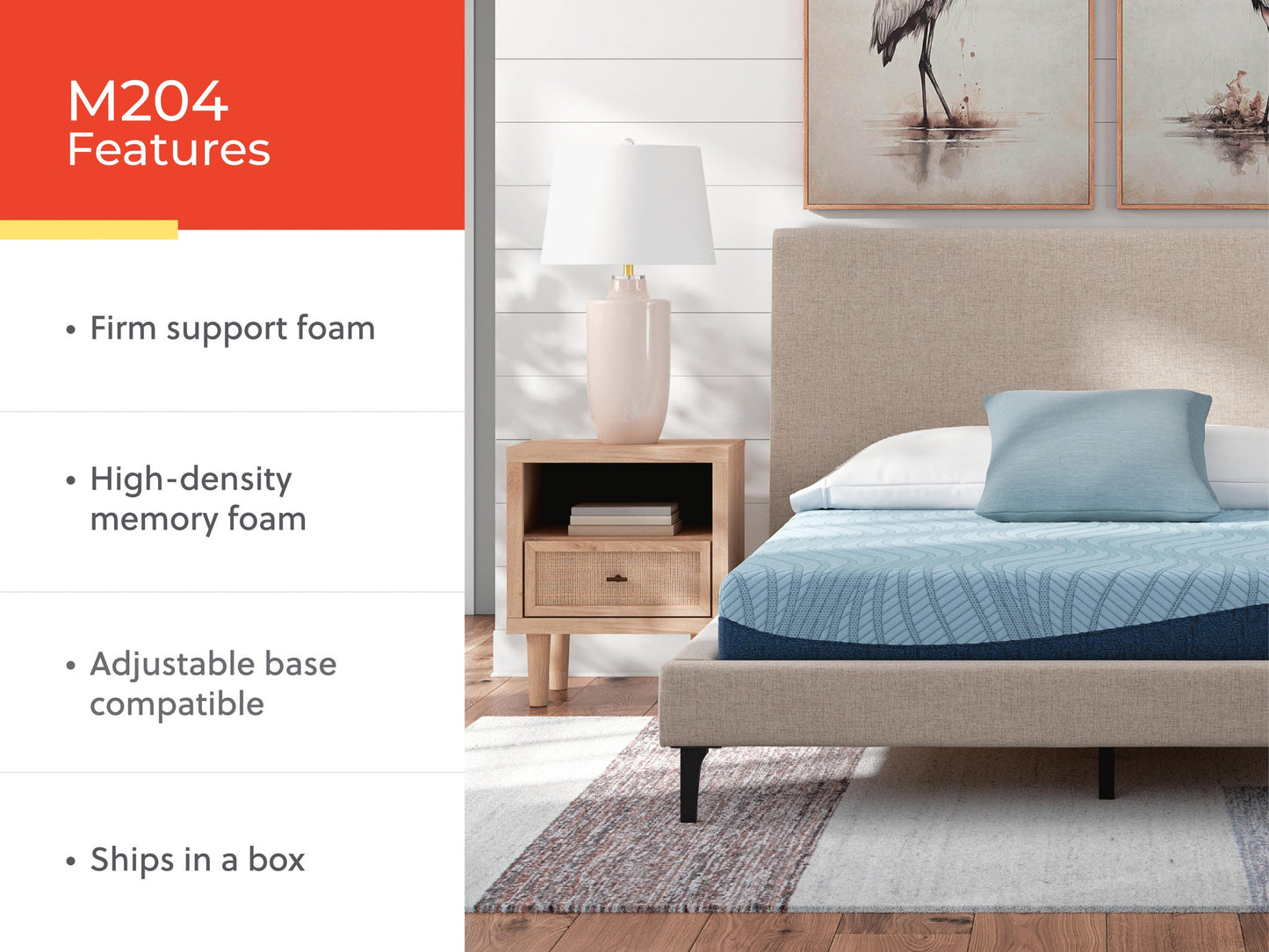 Ashley Express - Peak 2.0 8 Memory Foam  Mattress