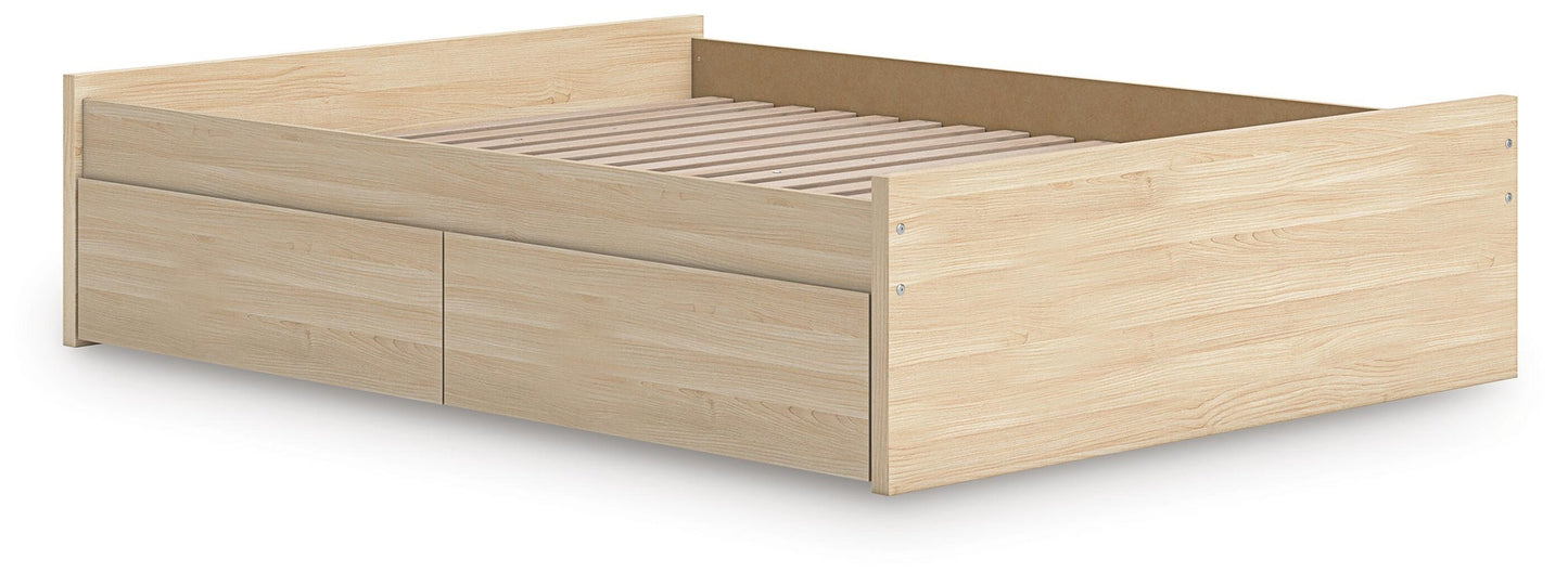 Ashley Express - Onita Queen Platform Bed with 2 Side Storage