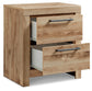 Hyanna Queen Panel Bed with 2 Side Storage, Dresser, Mirror and Nightstand