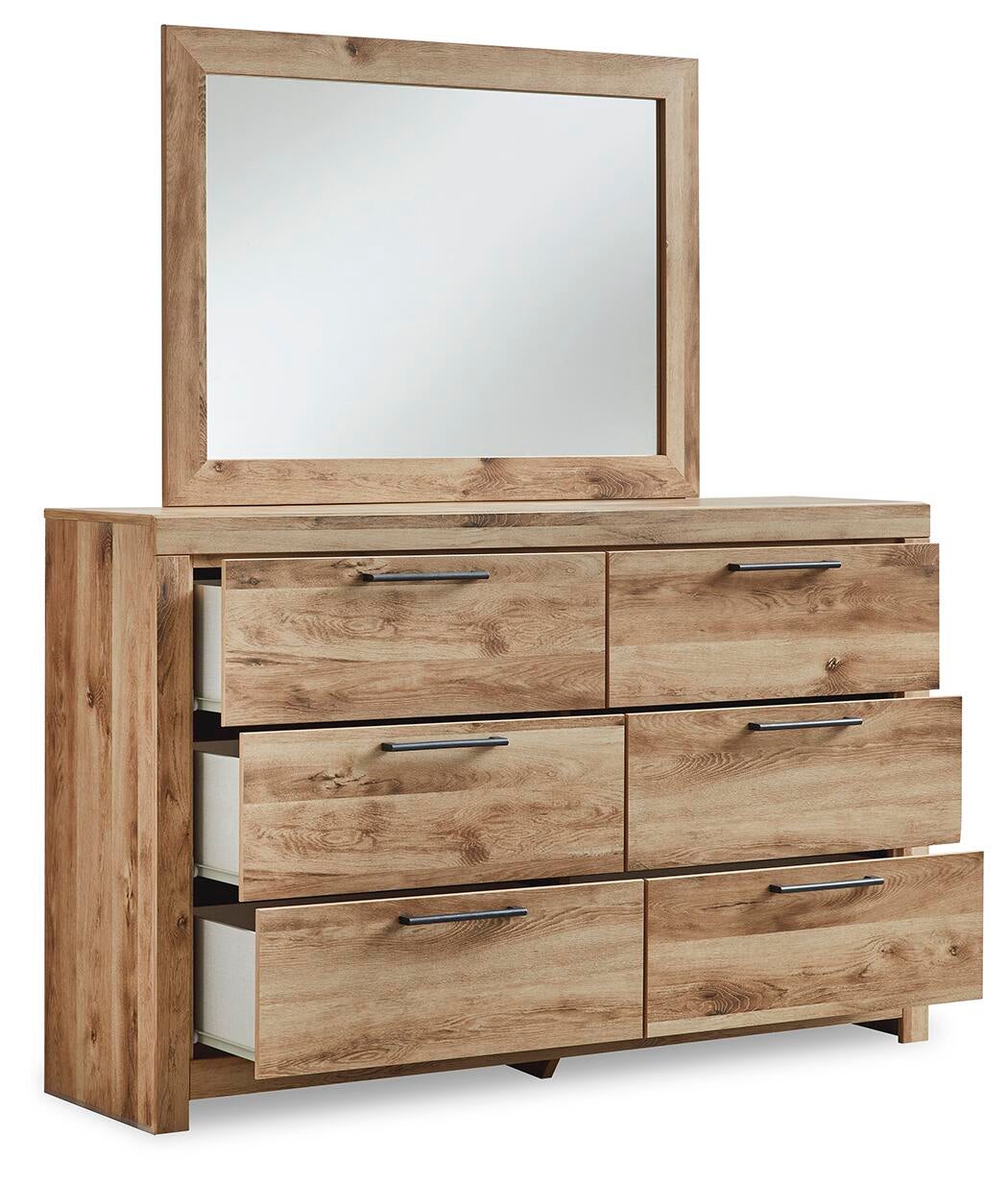 Hyanna King Panel Headboard, Dresser, Mirror and Nightstand