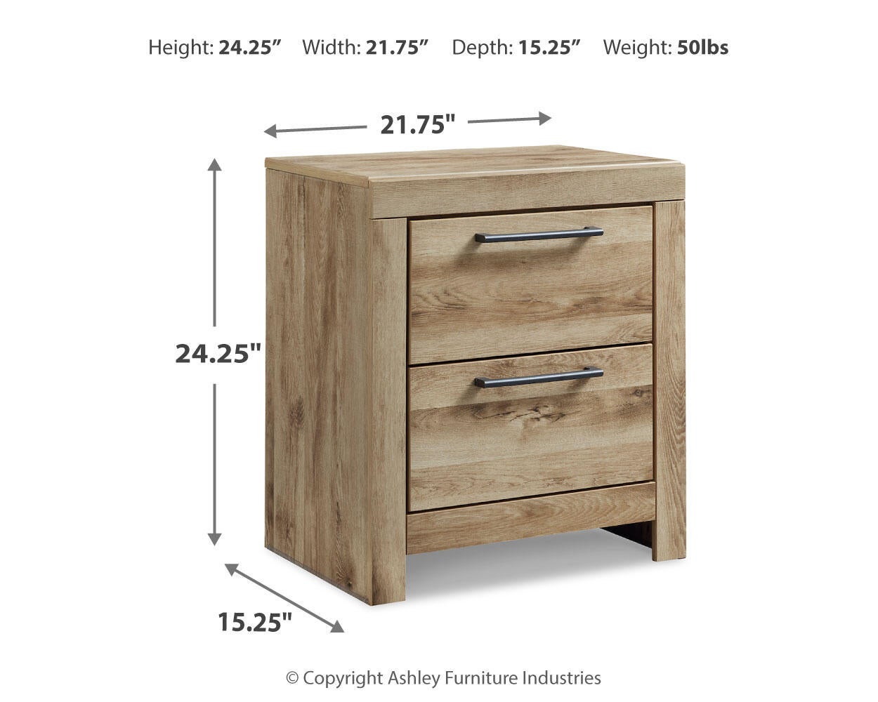 Hyanna Twin Panel Headboard, Dresser, Mirror, Chest and Nightstand