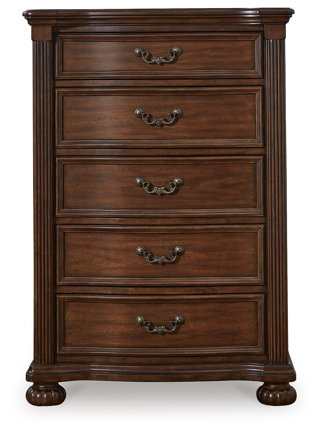 Lavinton Queen Poster Bed, Dresser, Mirror, Chest and Nightstand