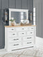 Ashbryn California King Panel Storage Bed, Dresser, Mirror, Chest and Nightstand