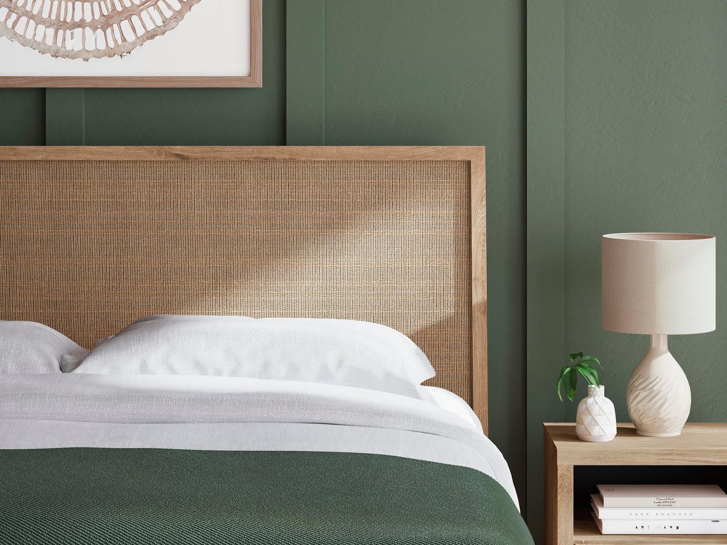 Cielden King Panel Headboard, Dresser and Mirror