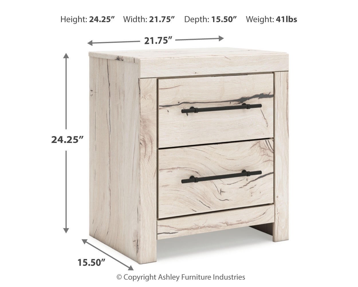 Lawroy Twin Panel Headboard, Dresser, Mirror, Chest and Nightstand