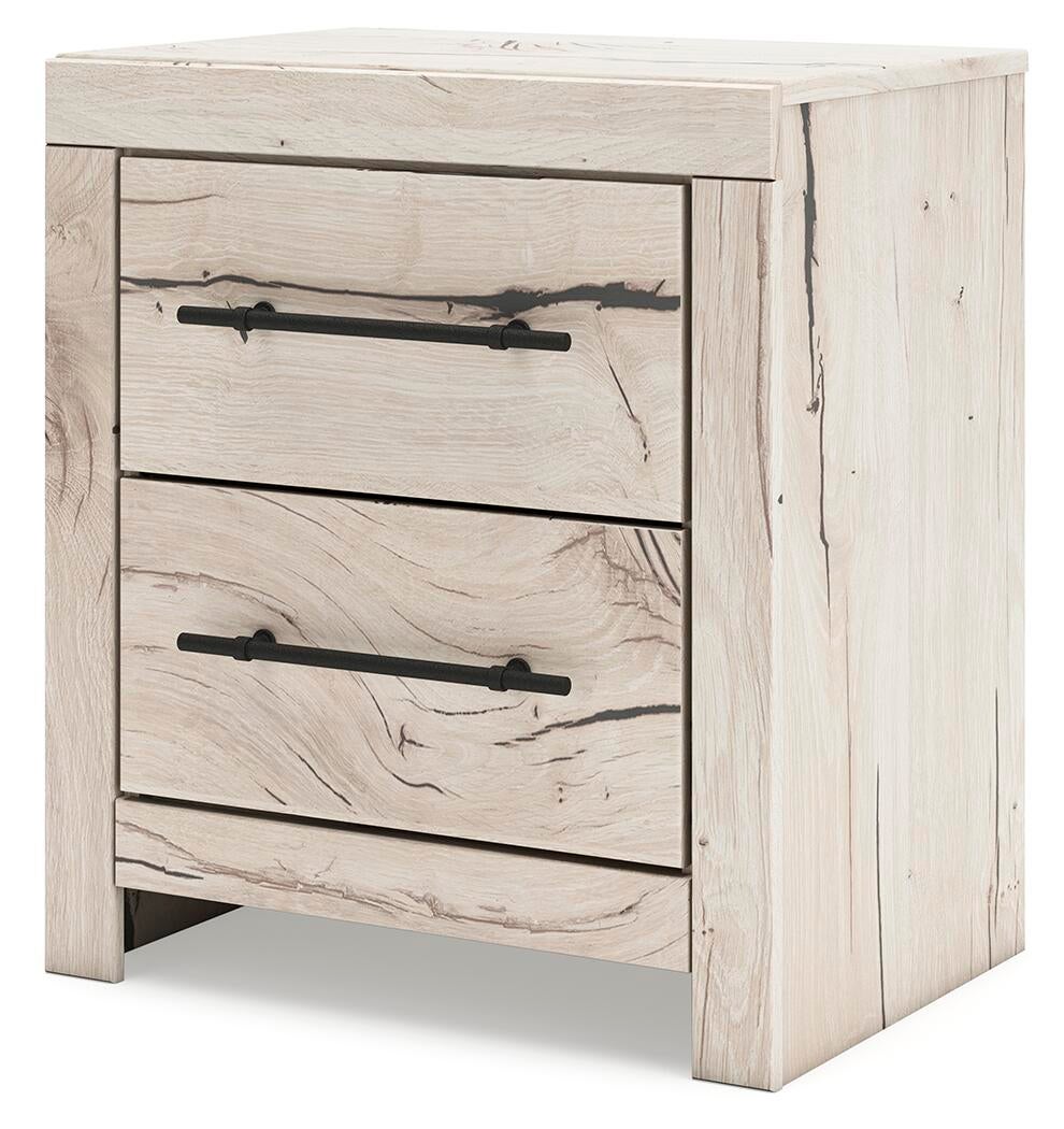 Lawroy King Panel Bed, Dresser, Mirror and Nightstand