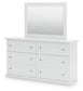 Bostwick Shoals Full Panel Bed, Dresser, Mirror and Nightstand