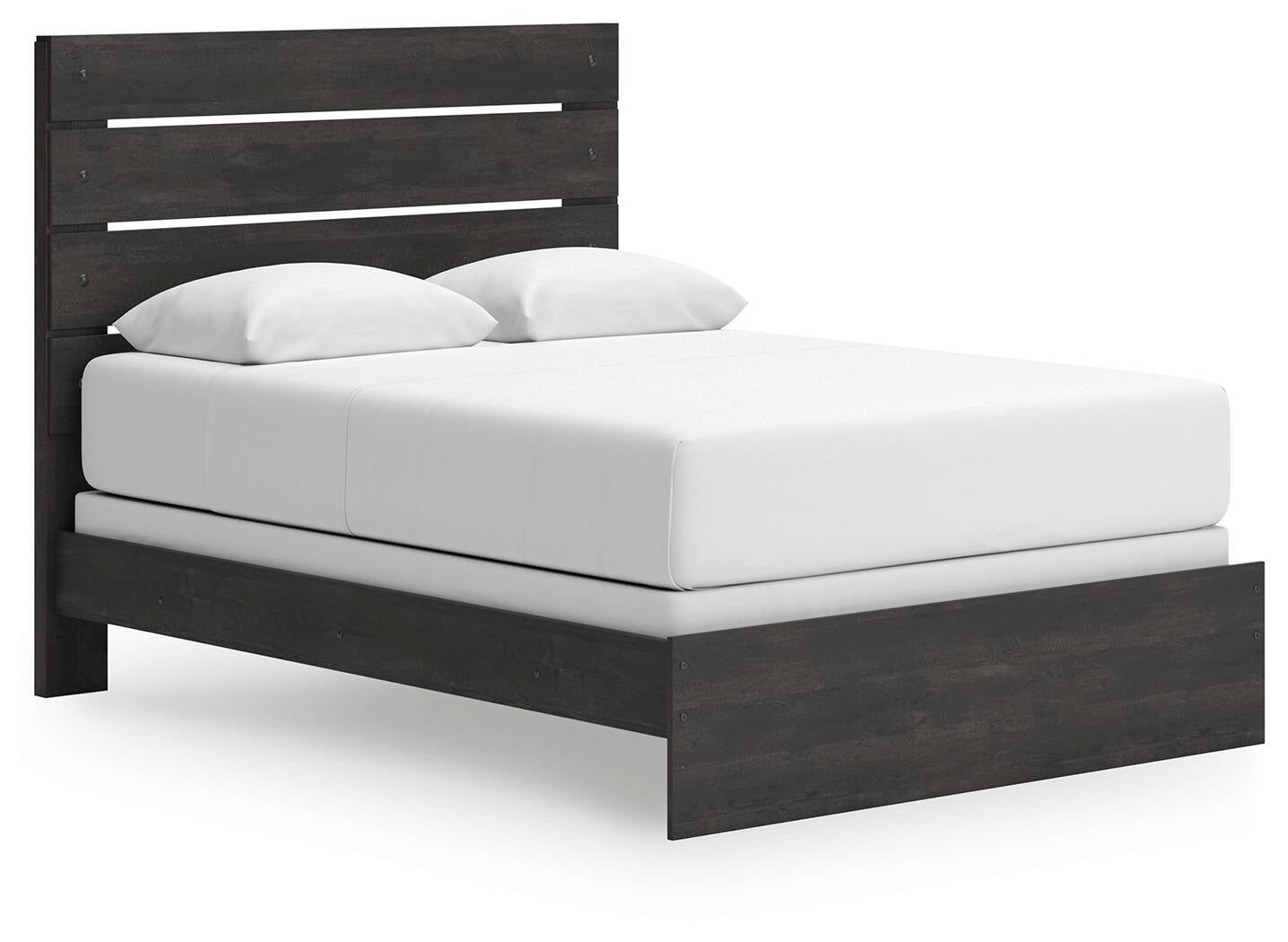 Hollivern Queen Panel Bed, Dresser, Mirror and Nightstand