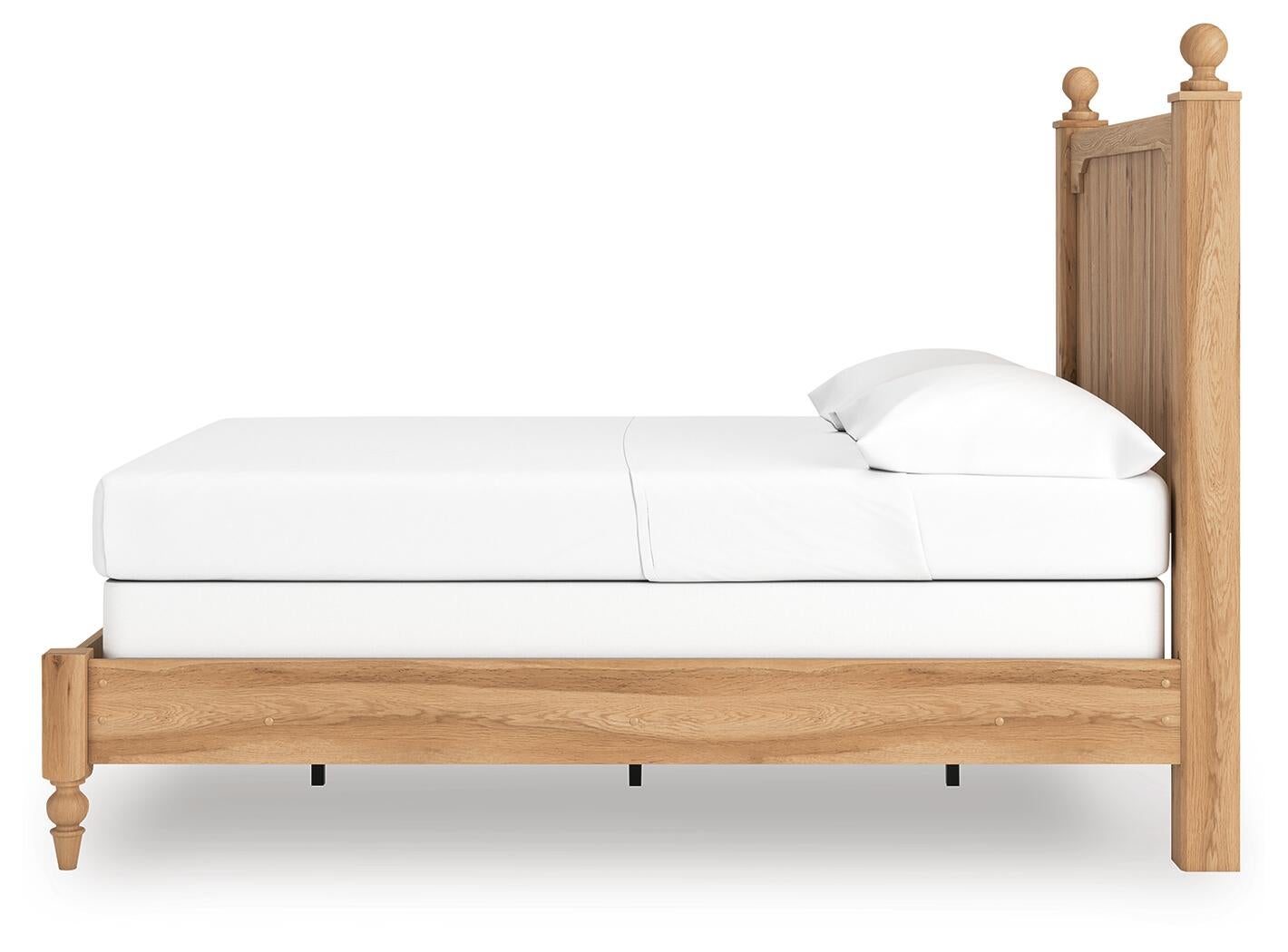 Aleaport Full Panel Bed with Mirrored Dresser