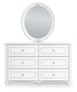 Kozlani Twin Upholstered Panel Bed, Dresser, Mirror and Nightstand