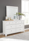 Fortman Full Panel Storage Bed, Dresser and Mirror