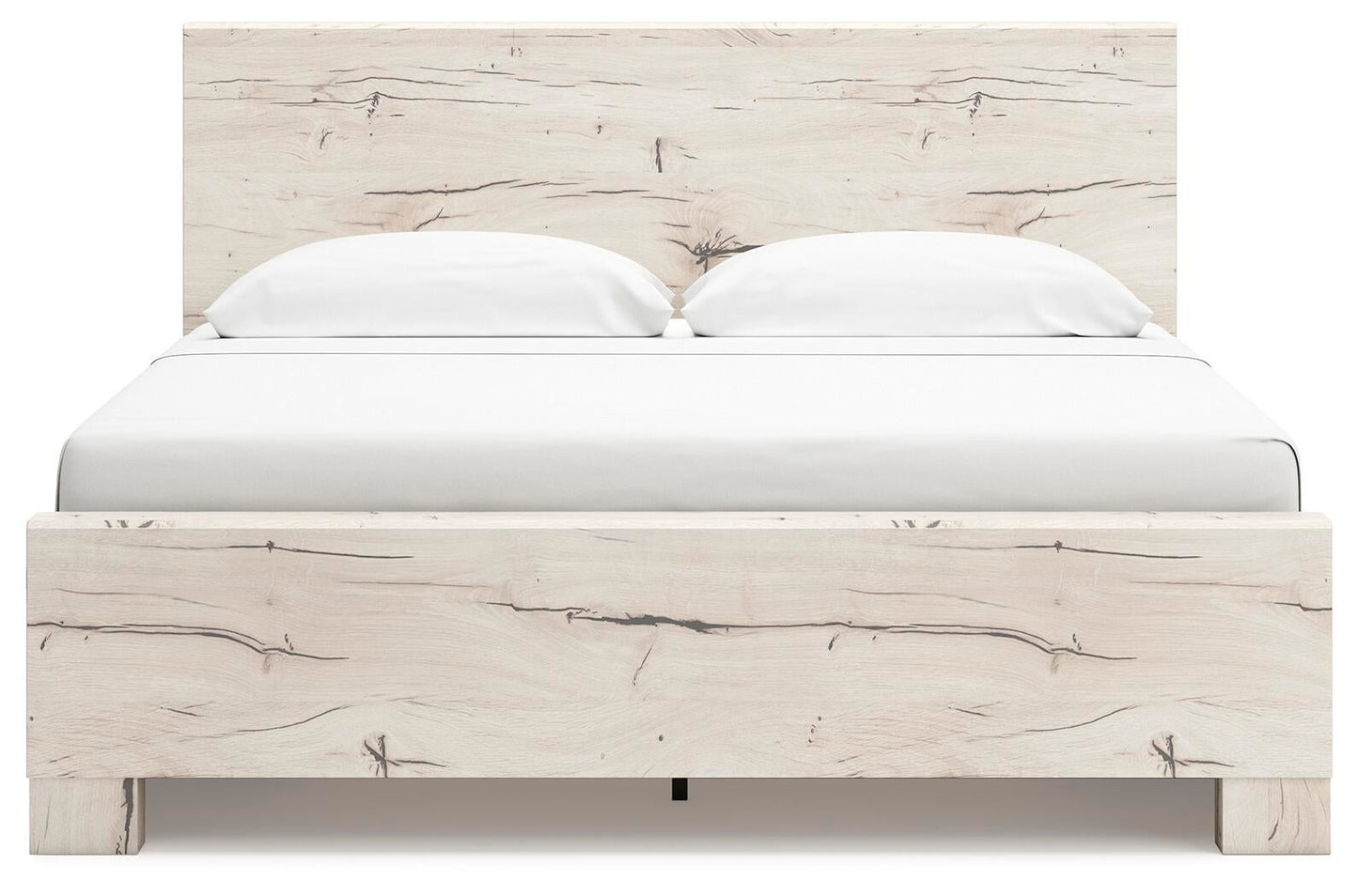 Lawroy King Panel Bed with Storage, Dresser and Mirror