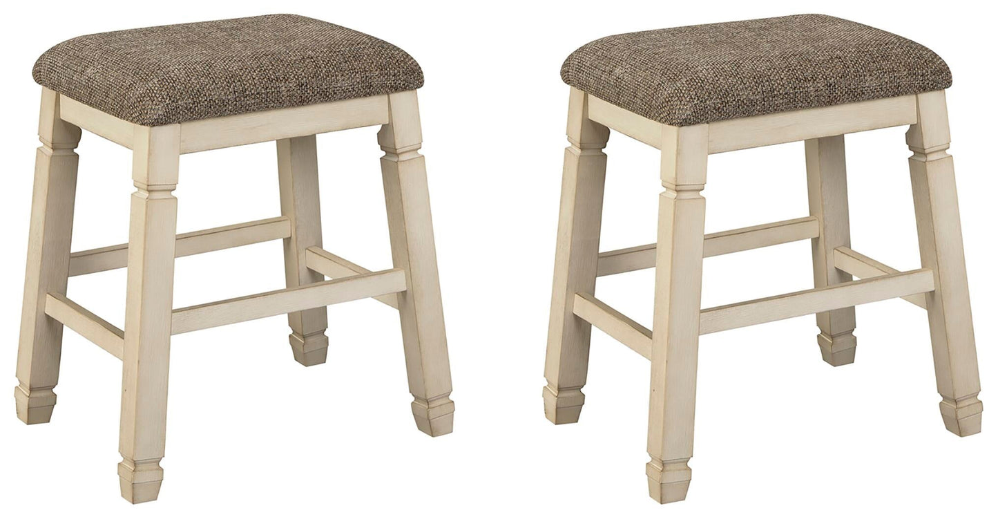 Ashley Express - Bolanburg Upholstered Stool (2/CN)