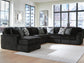 Midnight-Madness 6-Piece Sectional with Chaise