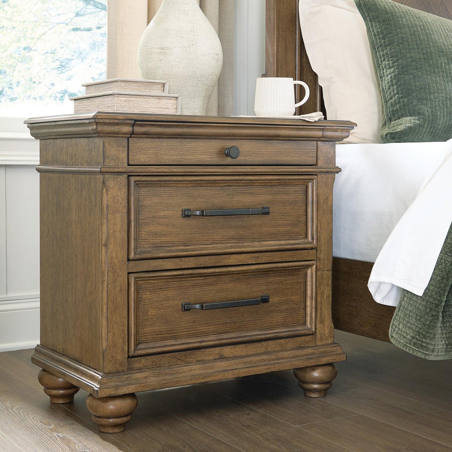 Ashley Express - Karallin Three Drawer Night Stand