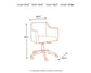 Ashley Express - Baraga Home Office Swivel Desk Chair