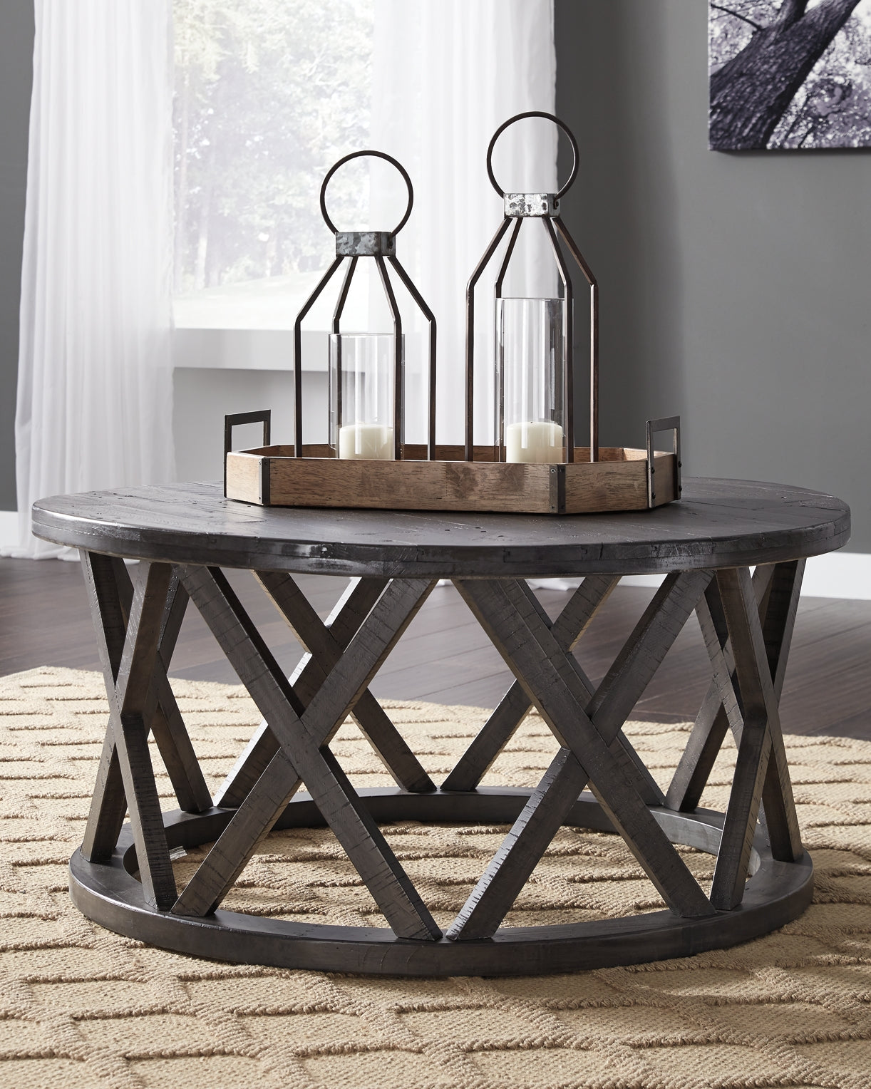 Ashley Express - Sharzane Round Cocktail Table