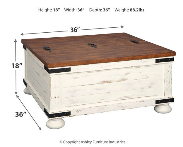Ashley Express - Wystfield Cocktail Table with Storage