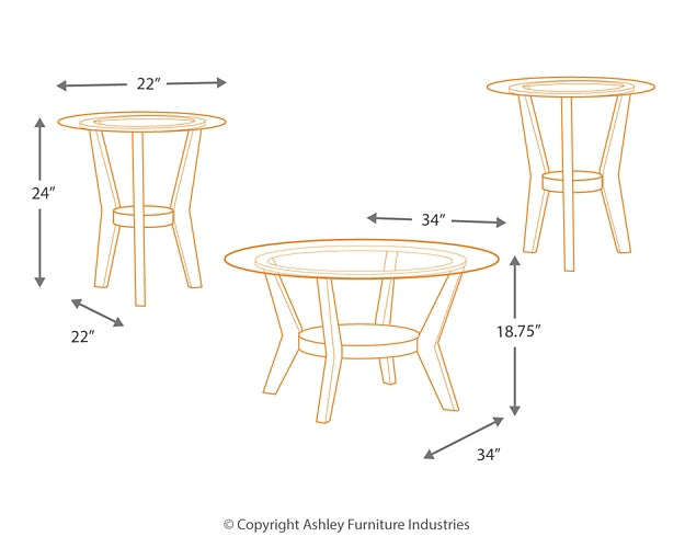 Ashley Express - Fantell Occasional Table Set (3/CN)