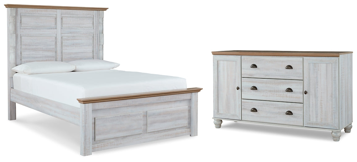 Haven Bay Queen Panel Bed with Dresser